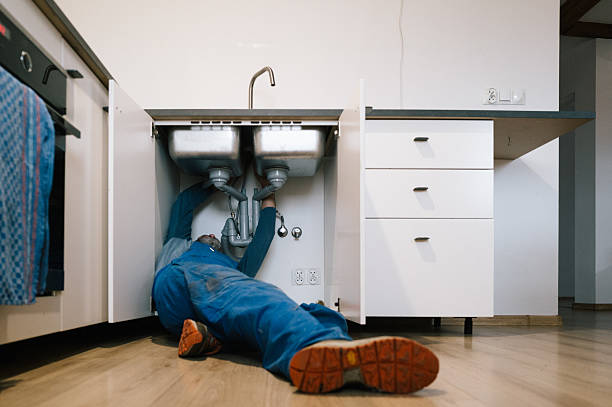 Professional Drain Cleaning technician working in Minnetonka Beach, MN